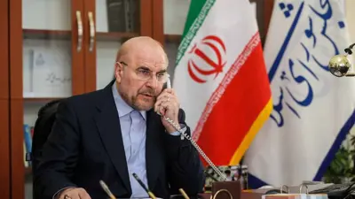 رئيس مجلس الشورى الإيراني محمد باقر قاليباف