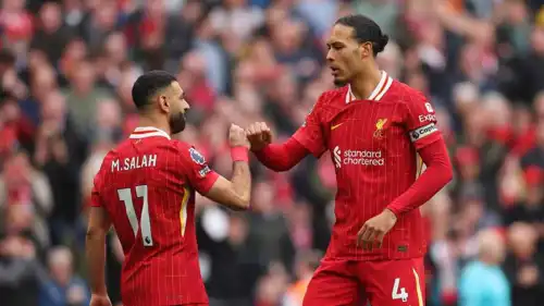 محمد صلاح وفيرجيل فان دايك ثنائي ليفربول الإنجليزي
