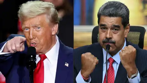 نيكولاس مادورو ودونالد ترامب