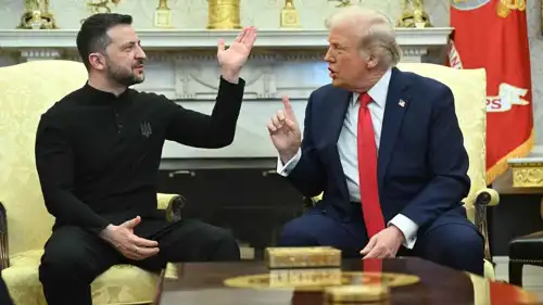 ترامب خلال لقاء سابق مع زيلينسكي