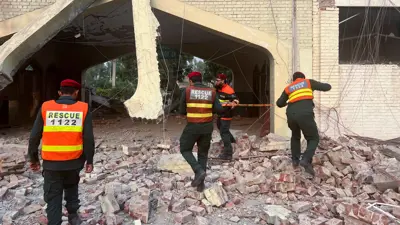 من موقع هجمات هندية على لاهور الباكستانية