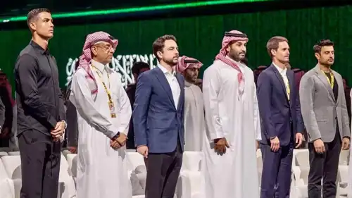 رونالدو في حفل حتام كأس العالم للرياضات الإليكترونية