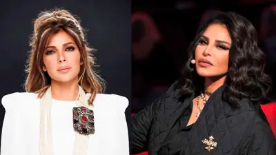 الفنانة أحلام الشامسي والمطربة أصالة نصري