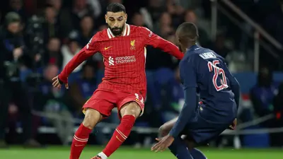 محمد صلاح أمام باريس سان جيرمان