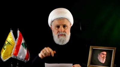  أمين عام ميليشيا حزب الله نعيم قاسم 