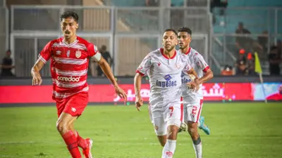 النادي الإفريقي في مباراة الوداد المغربي