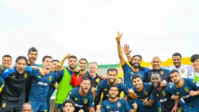 فرحة لاعبي الترجي التونسي