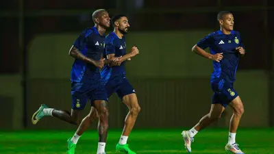 تاليسكا في تدريبات النصر السعودي