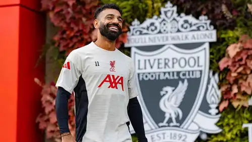 محمد صلاح في تدريبات ليفربول