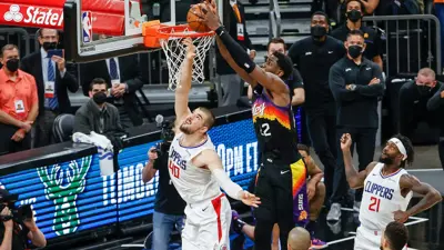 NBA.. رمية ساحقة من دياندري أيتون تهدي صنز فوزا مثيرا على كليبرز (فيديو)