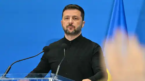 الرئيس الأوكراني فولوديمير زيلينسكي