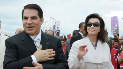 ليلى الطرابلسي مع بن علي