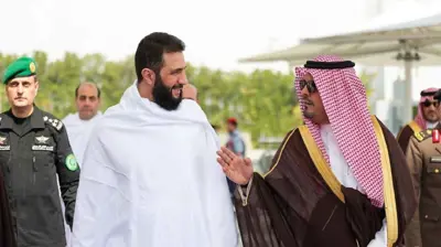 أحمد الشرع ونائب أمير منطقة مكة المكرمة