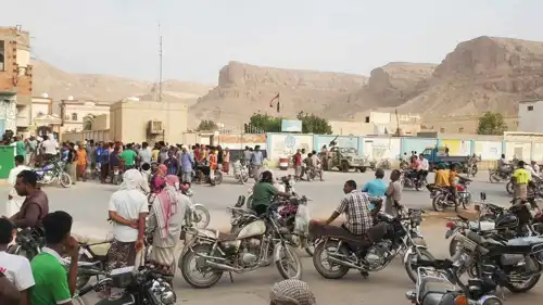 جانب من الاحتجاجات