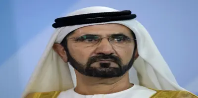 شاهد اللحظة التي أبكت الشيخ محمد بن راشد أمام عدسات الكاميرات