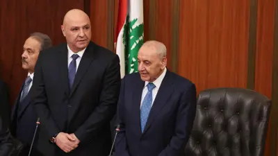 جوزيف عون ونبيه بري