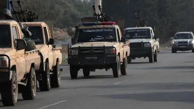 سيارات أمنية لإدارة العمليات العسكرية