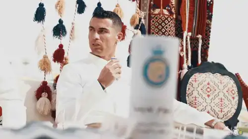 كريستيانو رونالدو بالزي السعودي