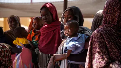 النازحون في السودان