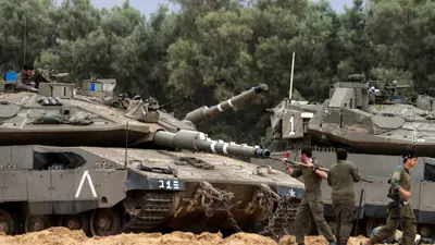 جنود إسرائيليون في محيط غزة