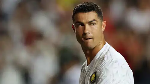 رونالدو قبل انطلاق مباراة النصر والاتحاد في السوبر