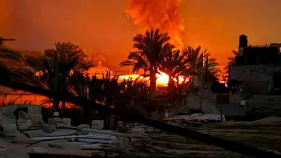 آثار الغارات الإسرائيلية الجديدة على غزة