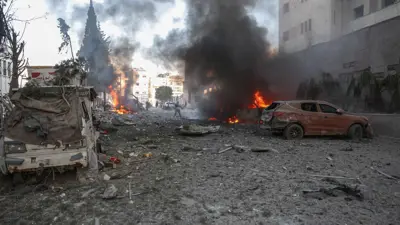 غارات جوية سابقة على إدلب