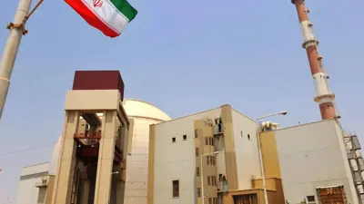 مبنى المفاعل في محطة بوشهر للطاقة النووية