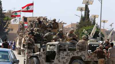الجيش اللبناني ينسحب من مواقع على الحدود الجنوبية (فيديو)