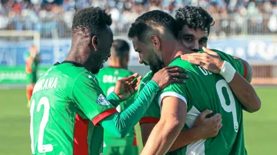 فرحة لاعبي مولودية الجزائر