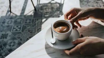 شرب القهوة 