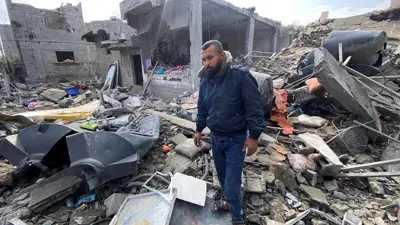 دمار غزة جراء القصف الإسرائيلي 