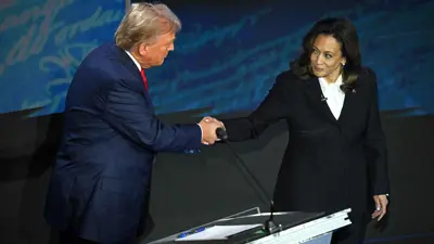 كامالا هاريس ودونالد ترامب