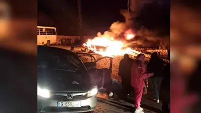 صورة متداولة للسيارة المستهدفة