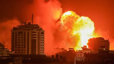 من القصف الإسرائيلي في قطاع غزة