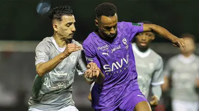 من مباراة الهلال والطائي