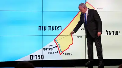 نتنياهو يشرح خططه لغزة