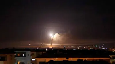 قصف إسرائيلي سابق على سوريا