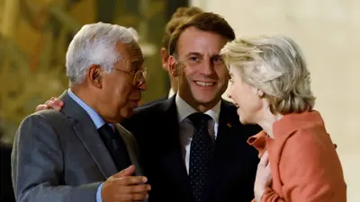 زعماء أوروبيون خلال اجتماع بشأن أوكرانيا