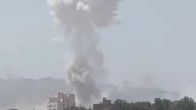 من محيط مطار صنعاء 