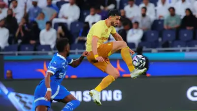 عمر السومة في مباراة العروبة ضد الهلال
