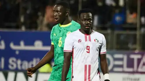مباراة سابقة بين السودان والسنغال