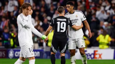 من مباراة ريال مدريد وآرسنال