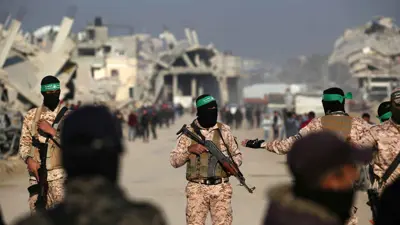  عناصر من حركة حماس في قطاع غزة
