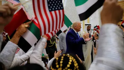 الرئيسان الإماراتي والأمريكي