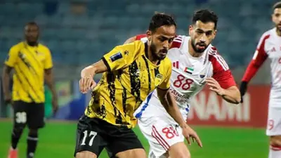 مباراة الحسين إربد والشارقة