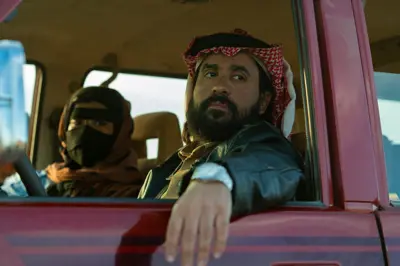 مشهد من الفيلم السعودي هوبال