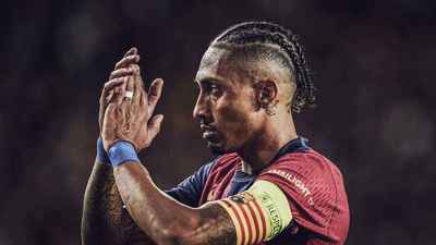 "فخور بأدائنا".. رافينيا يعلق على فوز برشلونة في دوري أبطال أوروبا