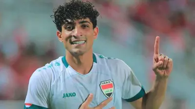 علي جاسم نجم منتخب العراق