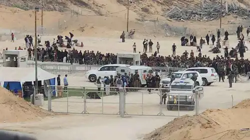 صورة متداولة للحظة وصول موكب ويتكوف إلى رفح